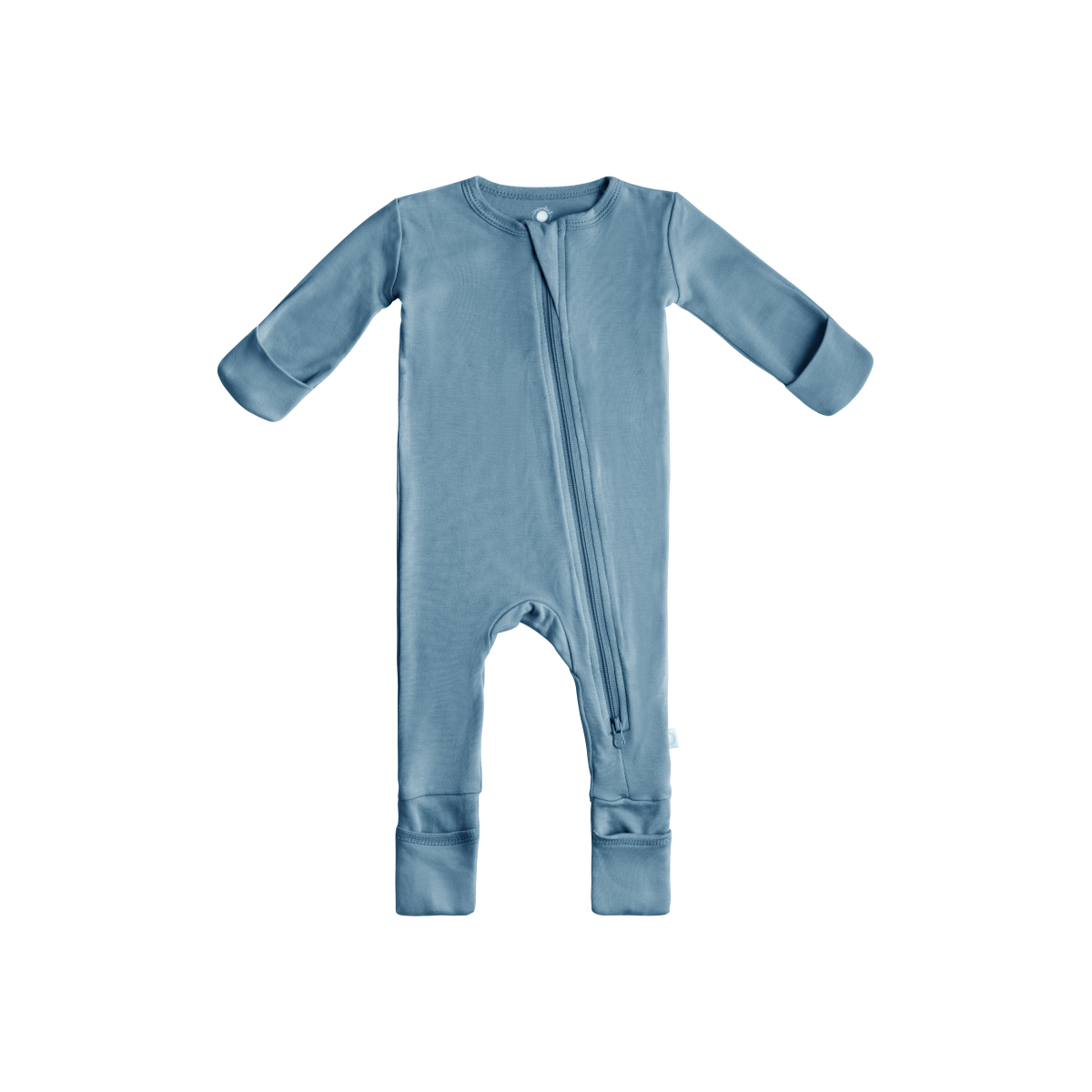Baby Bamboo Pajamas w/ DreamCuffs® - Ocean Blue