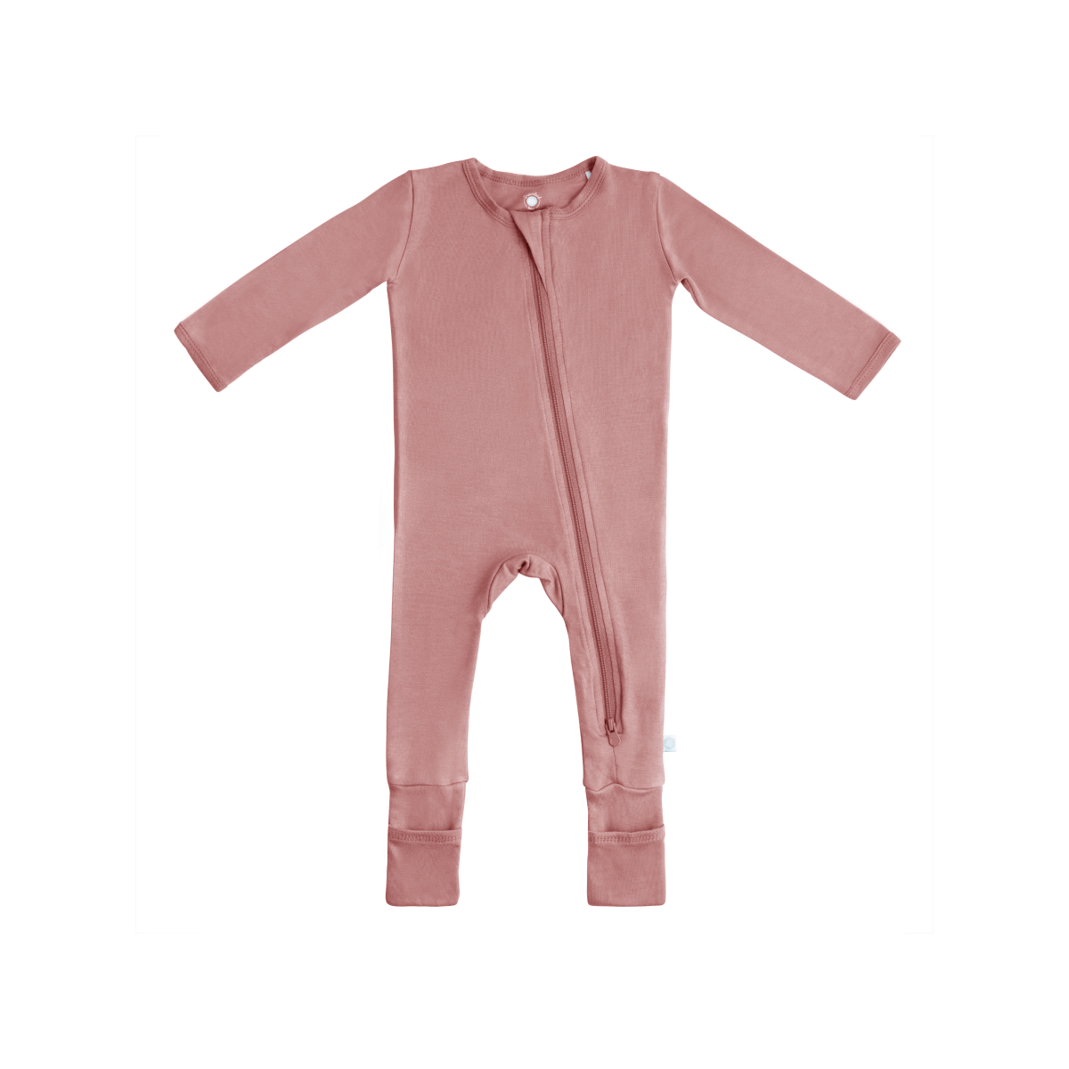 Baby Bamboo Pajamas w/ DreamCuffs® - Dusty Rose