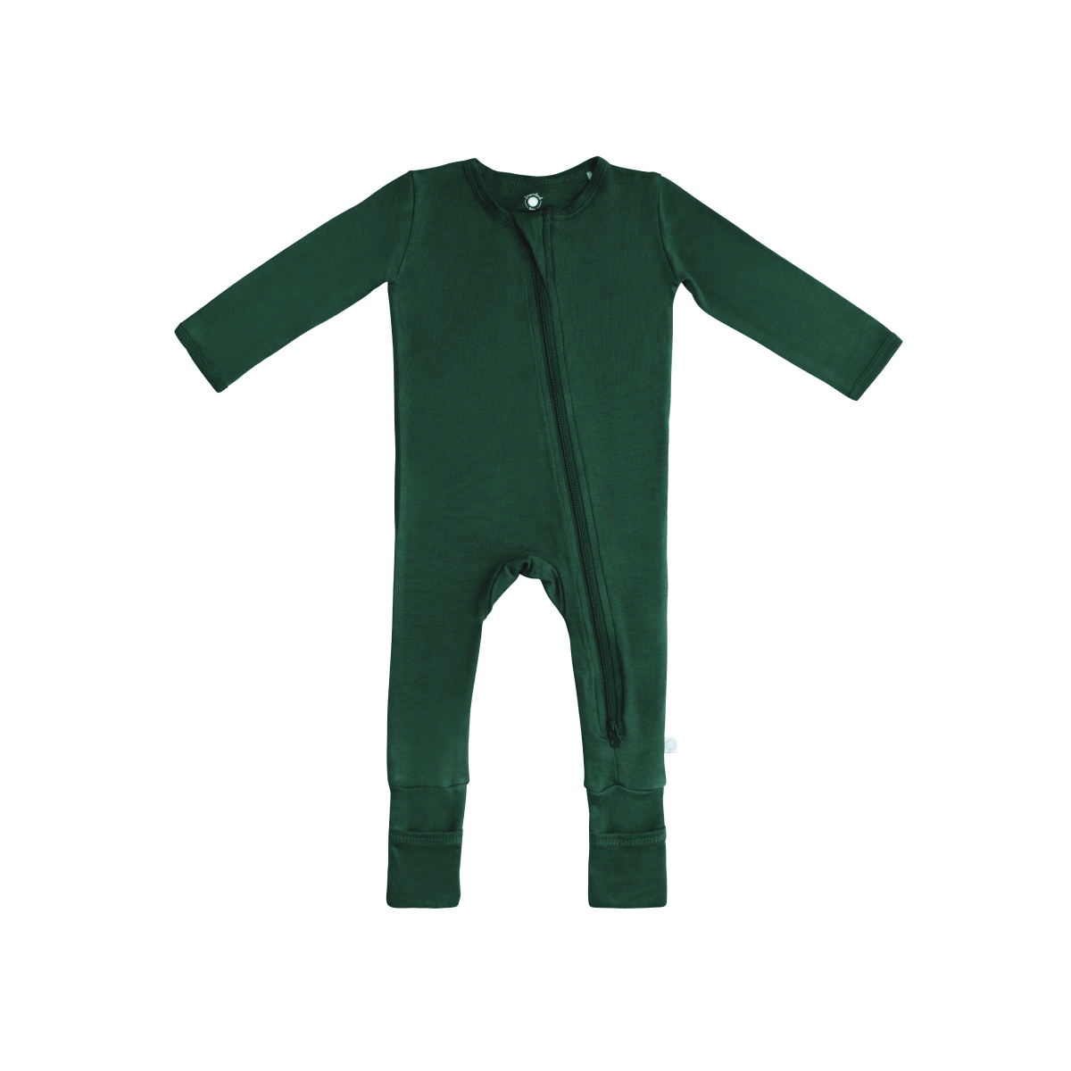 Baby Bamboo Pajamas w/ DreamCuffs® - Forest Green