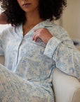 Women's Bamboo Stretch-Knit Long Sleeve Pajama Set