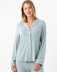 Women's Bamboo Stretch-Knit Long Sleeve Pajama Set