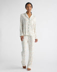Women's Bamboo Stretch-Knit Long Sleeve Pajama Set