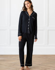 Women's Bamboo Stretch-Knit Long Sleeve Pajama Set