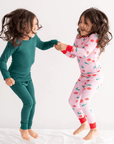 Toddler/Kids Bamboo Pajamas - Cherry