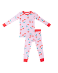 Toddler/Kids Bamboo Pajamas - Cherry