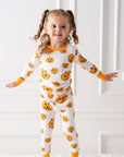 Toddler/Kids Bamboo Pajamas - Pumpkins
