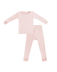 Toddler/Kids Bamboo Pajamas - Seashell Pink