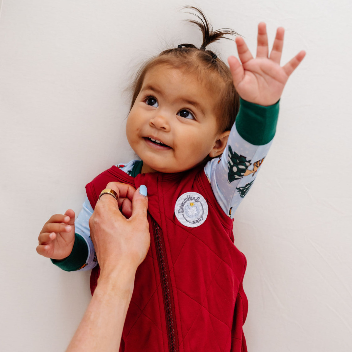 Dream Weighted Sleep Sack - Cranberry Red