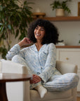 Women's Bamboo Stretch-Knit Long Sleeve Pajama Set