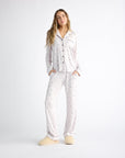 Women's Bamboo Stretch-Knit Long Sleeve Pajama Set