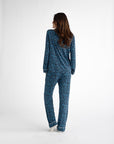 Women's Bamboo Stretch-Knit Long Sleeve Pajama Set