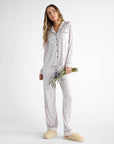Women's Bamboo Stretch-Knit Long Sleeve Pajama Set