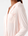 Women's Bamboo Stretch-Knit Long Sleeve Pajama Set