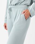Women's Bamboo Stretch-Knit Long Sleeve Pajama Set