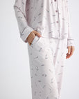 Women's Bamboo Stretch-Knit Long Sleeve Pajama Set