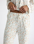 Women's Bamboo Stretch-Knit Long Sleeve Pajama Set