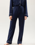 Women's Bamboo Stretch-Knit Long Sleeve Pajama Set
