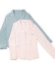Women's Bamboo Stretch-Knit Long Sleeve Pajama Set