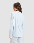 Women's Bamboo Stretch-Knit Long Sleeve Pajama Set