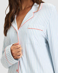 Women's Bamboo Stretch-Knit Long Sleeve Pajama Set