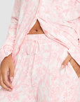 Women's Bamboo Stretch-Knit Long Sleeve Pajama Set