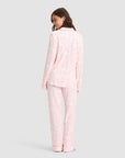 Women's Bamboo Stretch-Knit Long Sleeve Pajama Set