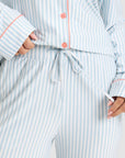 Women's Bamboo Stretch-Knit Long Sleeve Pajama Set