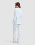 Women's Bamboo Stretch-Knit Long Sleeve Pajama Set