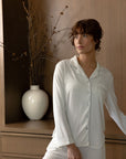 Women's Bamboo Stretch-Knit Long Sleeve Pajama Set