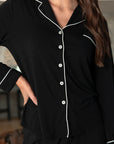 Women's Bamboo Stretch-Knit Long Sleeve Pajama Set