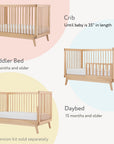 Soho 3-in-1 Convertible Crib