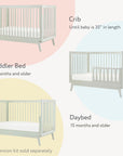 Soho 3-in-1 Convertible Crib