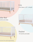 Soho 3-in-1 Convertible Crib