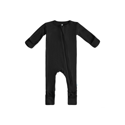 Baby Bamboo Pajamas w/ DreamCuffs® - Midnight Black