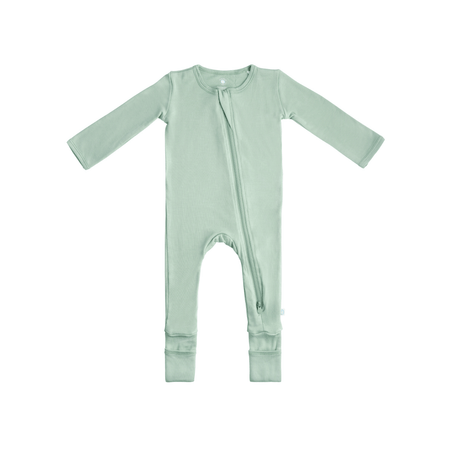 Baby Bamboo Pajamas w/ DreamCuffs® - Sage Green – Dreamland Baby