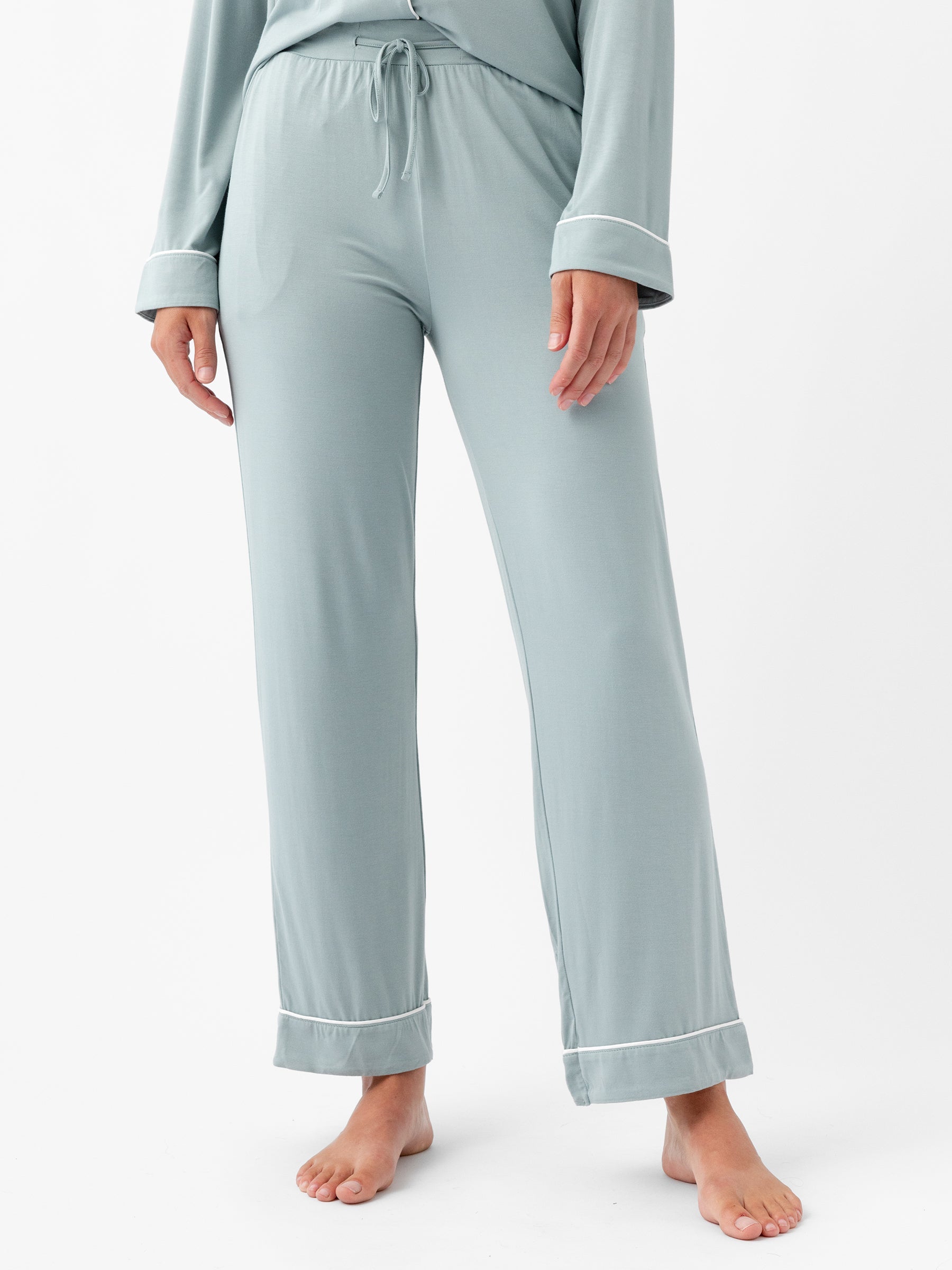 Women&#39;s Bamboo Stretch-Knit Long Sleeve Pajama Set