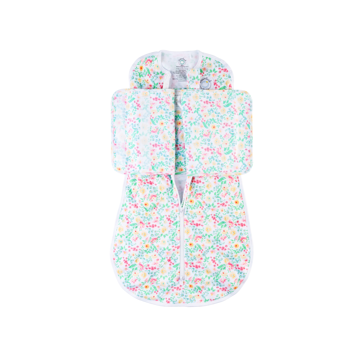 Baby Swaddle Blankets Wraps for Newborn Boy and Girl, 0-3 Months,  Small/medium, Aqua/Grey 