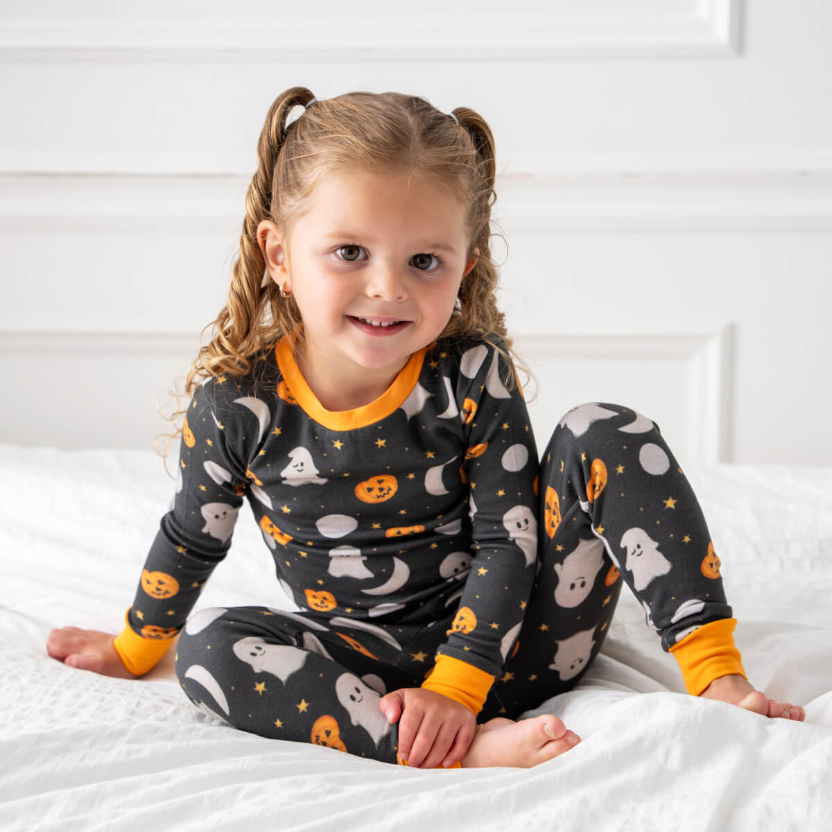 Toddler/Kids Bamboo Pajamas - Ghosts