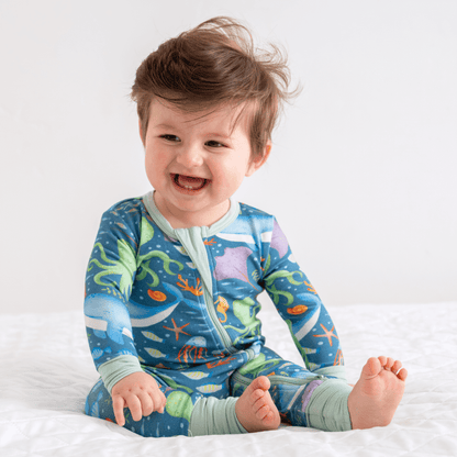 Baby Bamboo Pajamas w/ DreamCuffs®