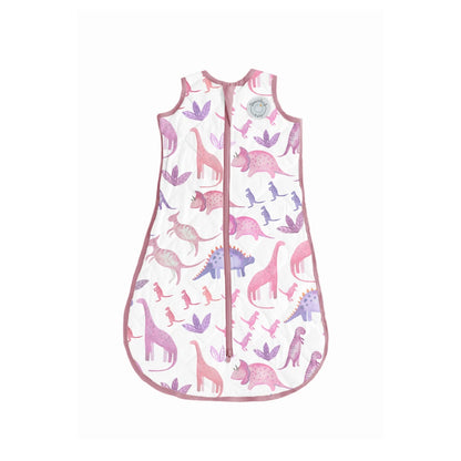Bamboo Classic Sleep Sack (Non-weighted) - Rosy Dinos