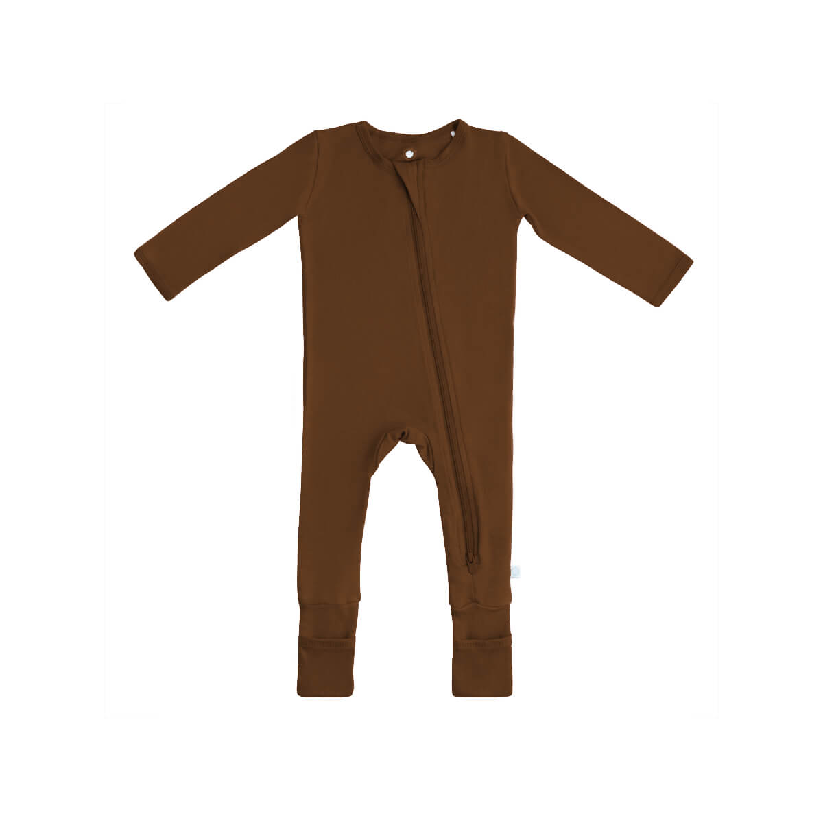 Baby Bamboo Pajamas w/ DreamCuffs® - Chestnut