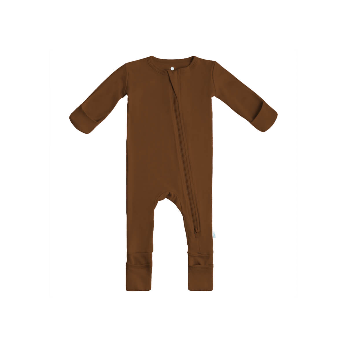 Baby Bamboo Pajamas w/ DreamCuffs® - Chestnut