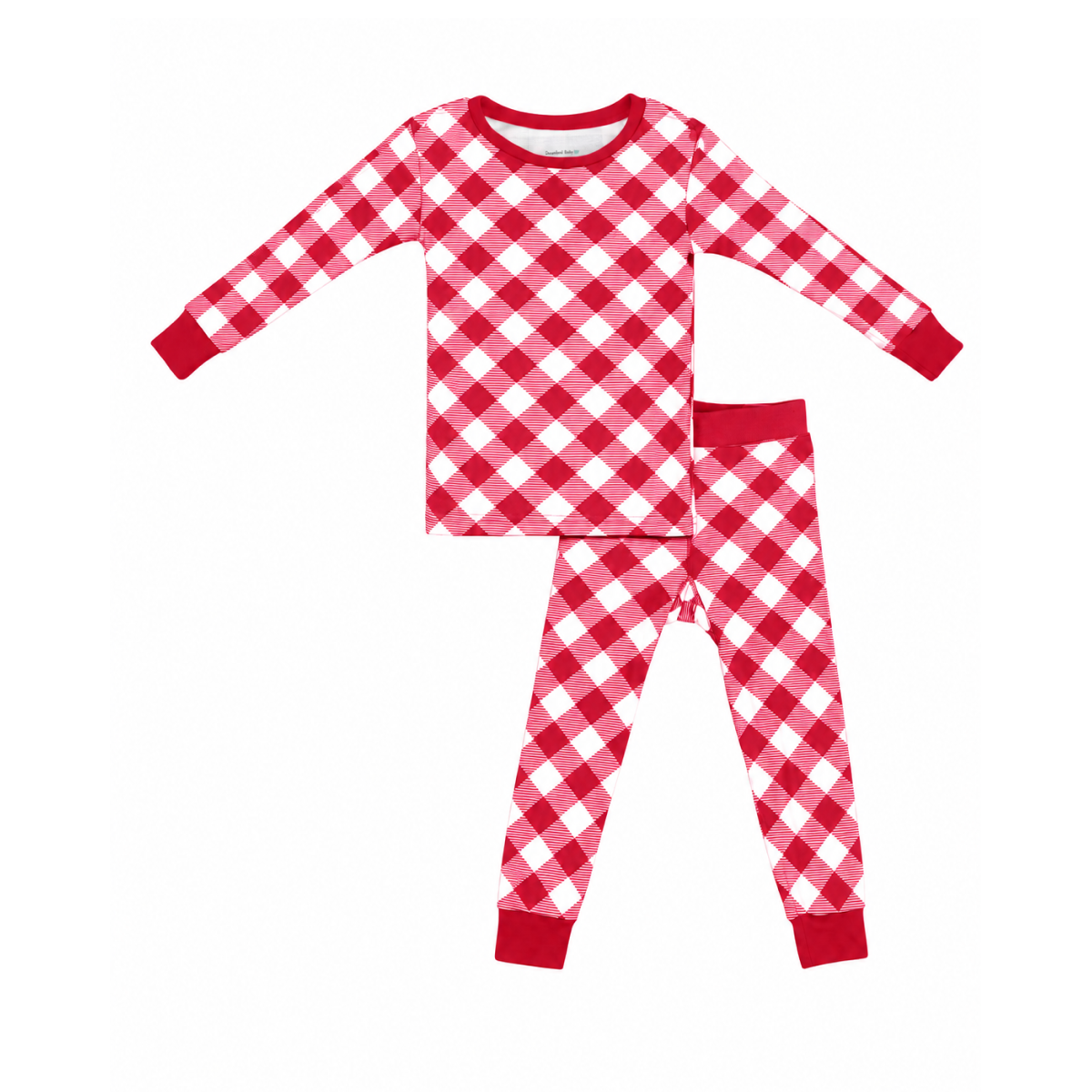 Toddler/Kids Bamboo Pajamas - Buffalo Cranberry