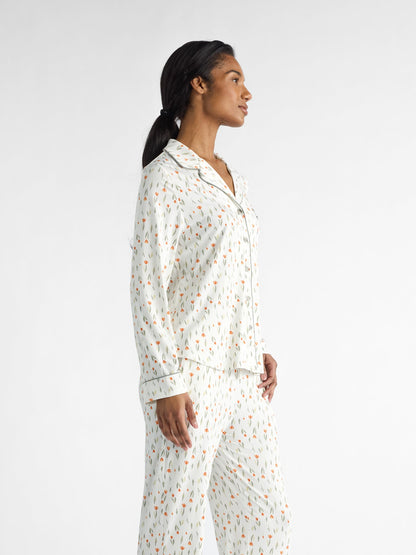 Women's Bamboo Stretch-Knit Long Sleeve Pajama Set