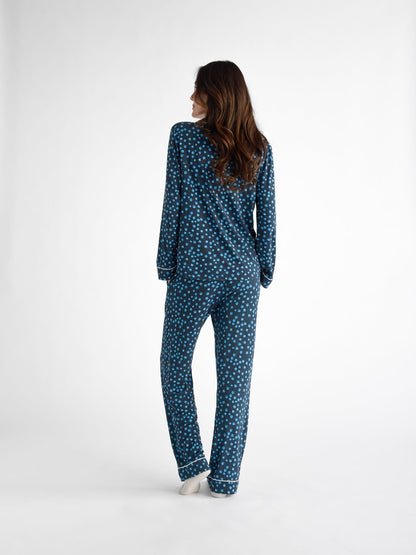 Women's Bamboo Stretch-Knit Long Sleeve Pajama Set