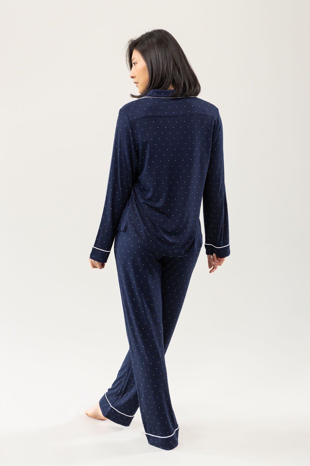 Women&#39;s Bamboo Stretch-Knit Long Sleeve Pajama Set