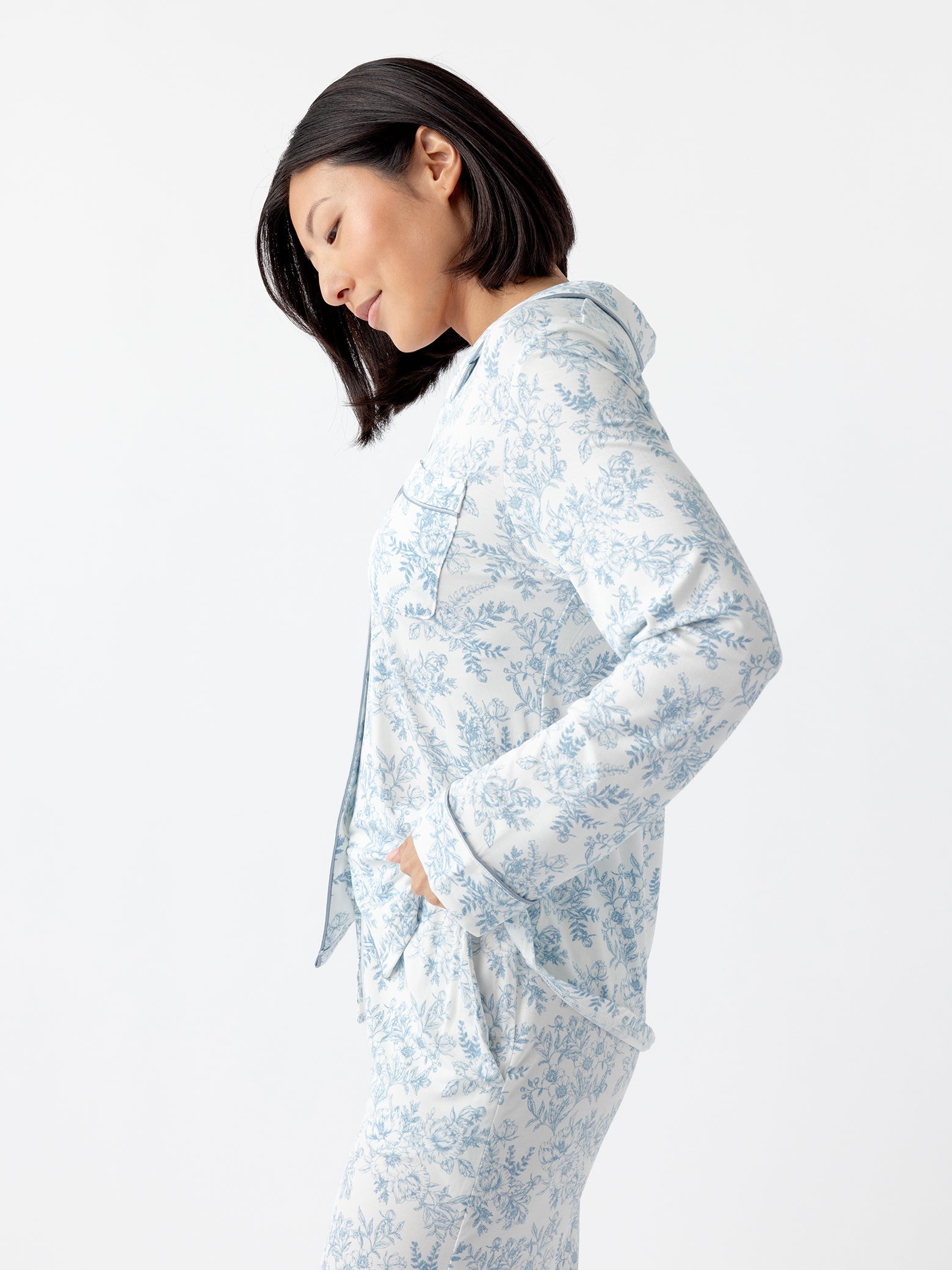 Women&#39;s Bamboo Stretch-Knit Long Sleeve Pajama Set
