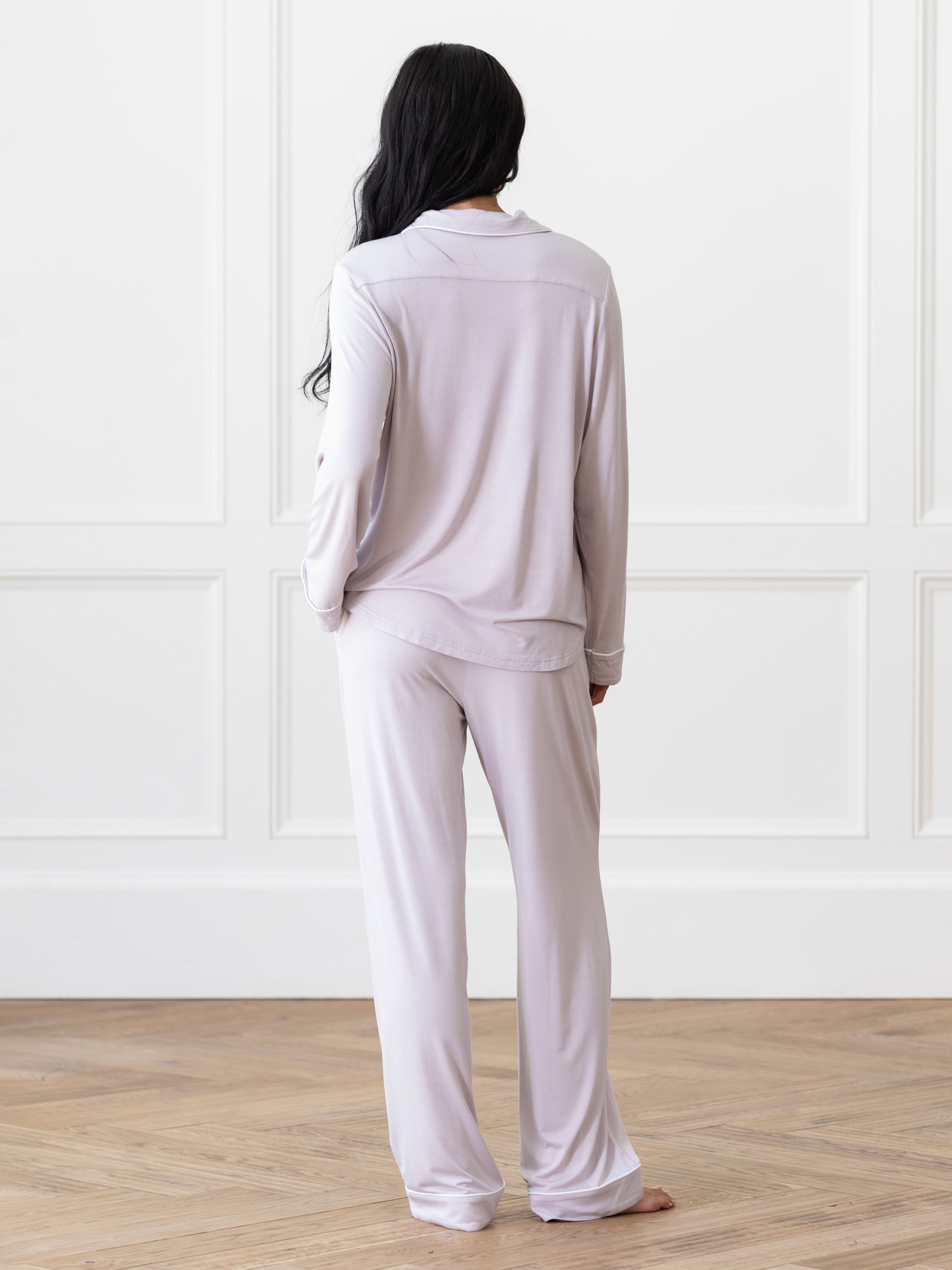 Women&#39;s Bamboo Stretch-Knit Long Sleeve Pajama Set