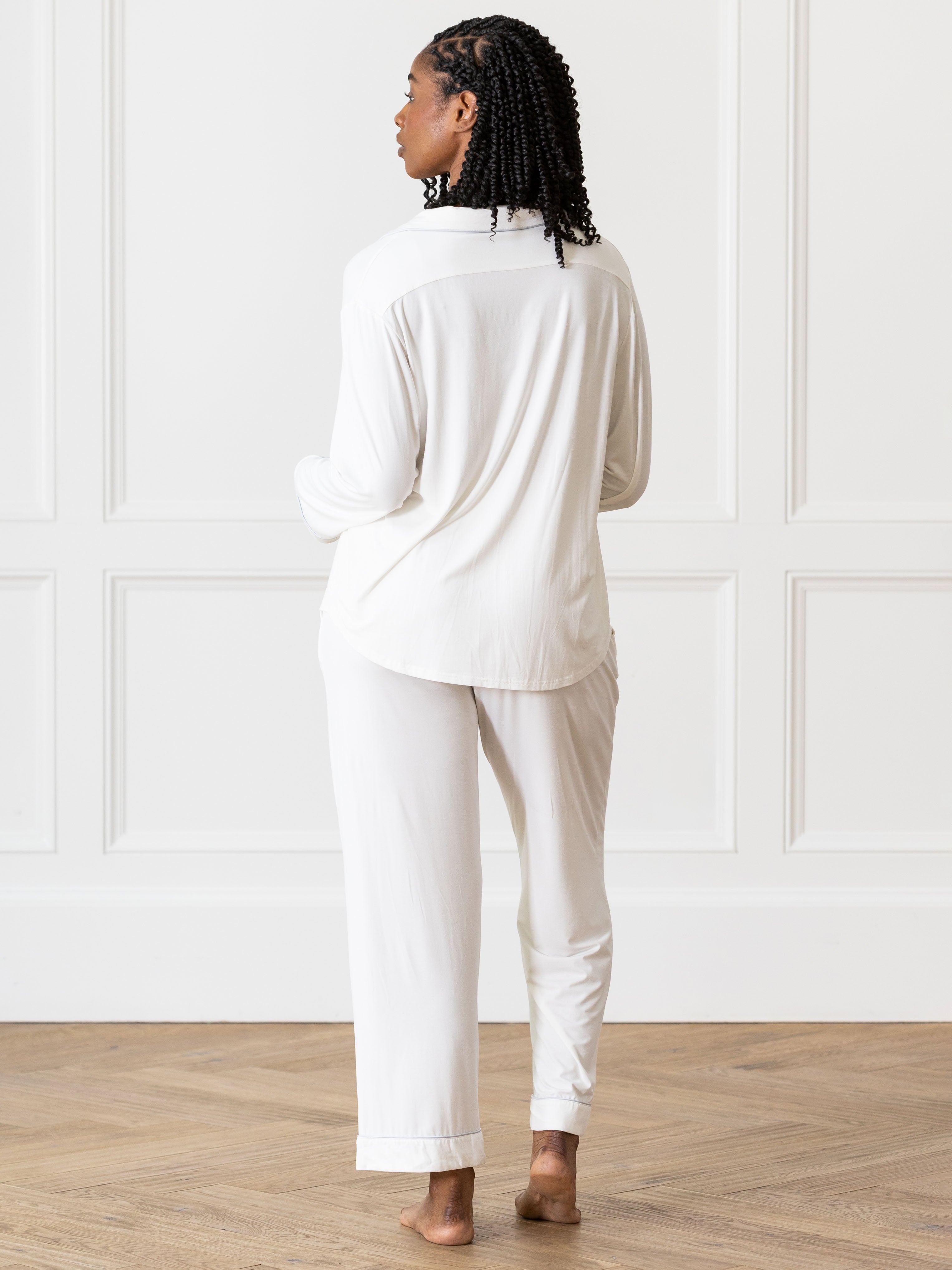 Women&#39;s Bamboo Stretch-Knit Long Sleeve Pajama Set
