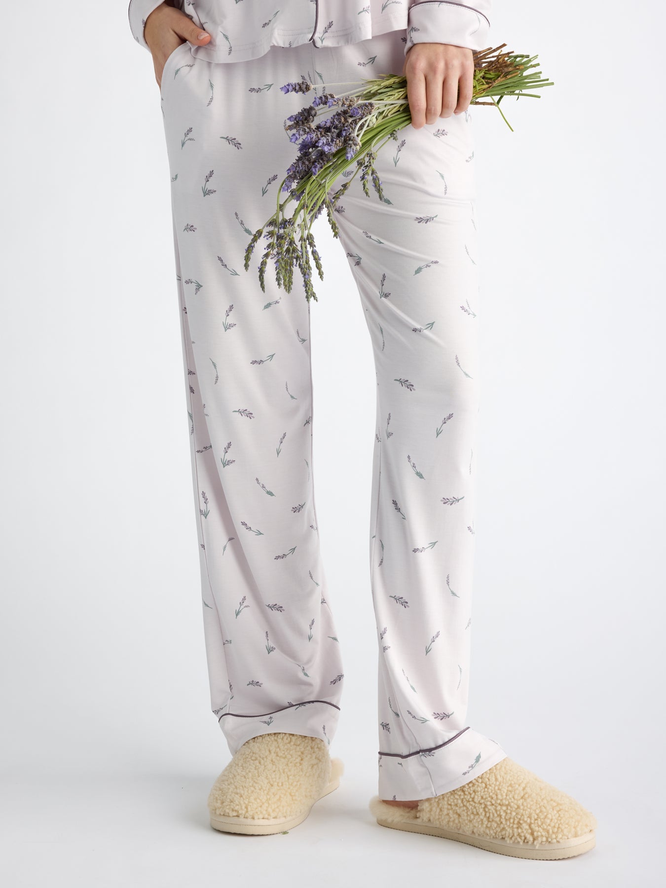 Women&#39;s Bamboo Stretch-Knit Long Sleeve Pajama Set